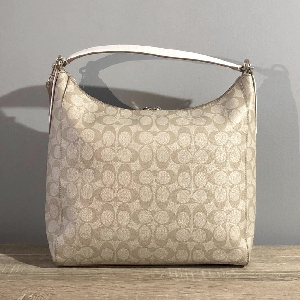 Coach Chalk Signature Canvas and Leather Celeste Hobo - Picture 3 of 14